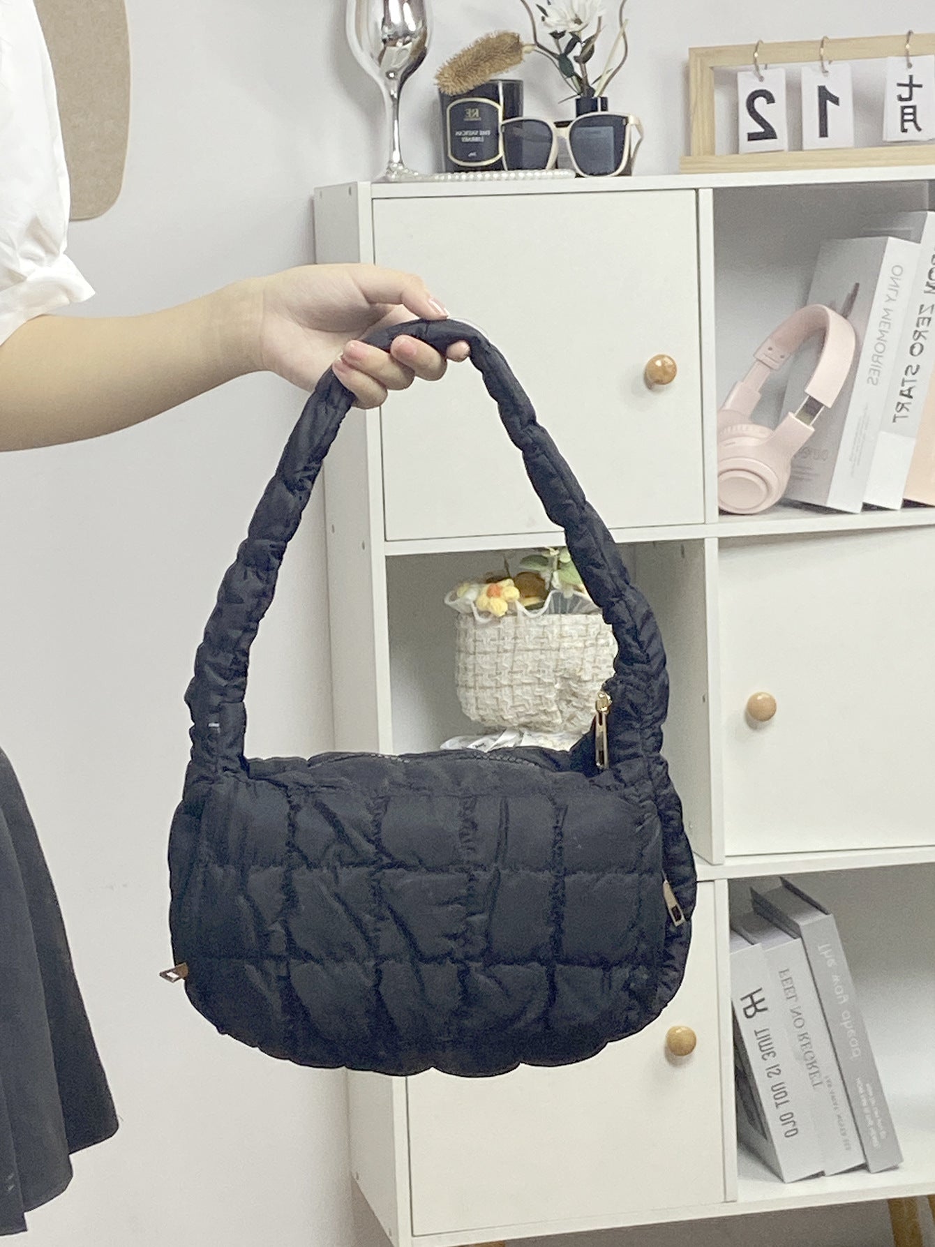 Women's Korean Pleated Cloud Versatile Large Capacity Crossbody Bags