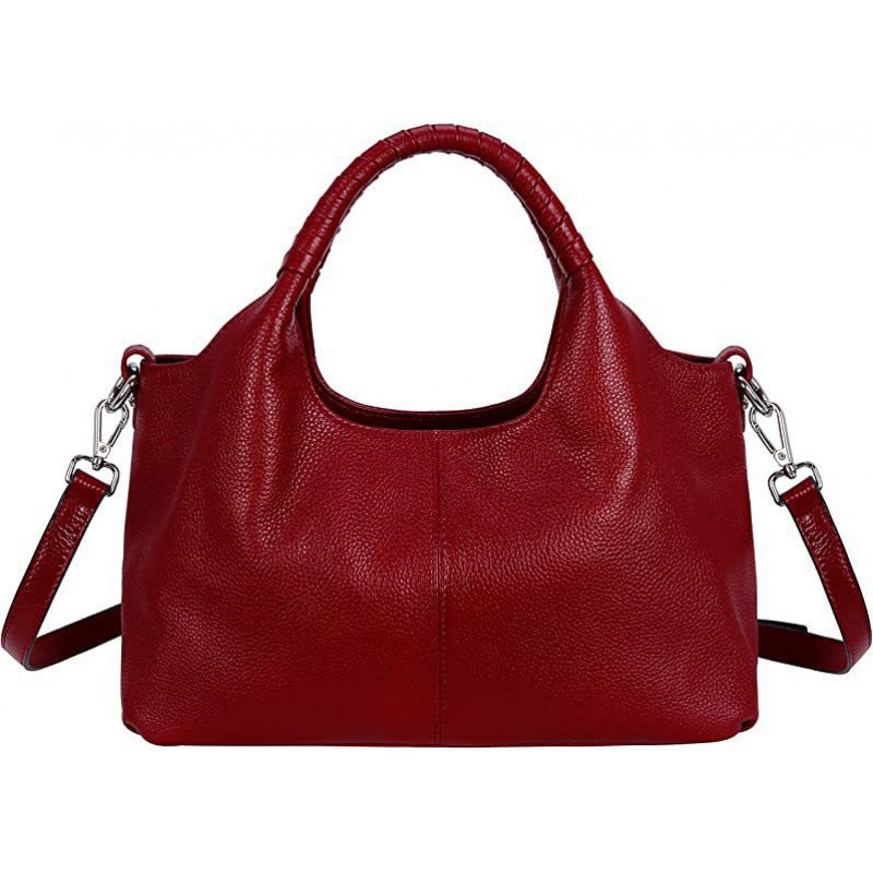 Women's Large Capacity Simple Soft Leather Crossbody Bags