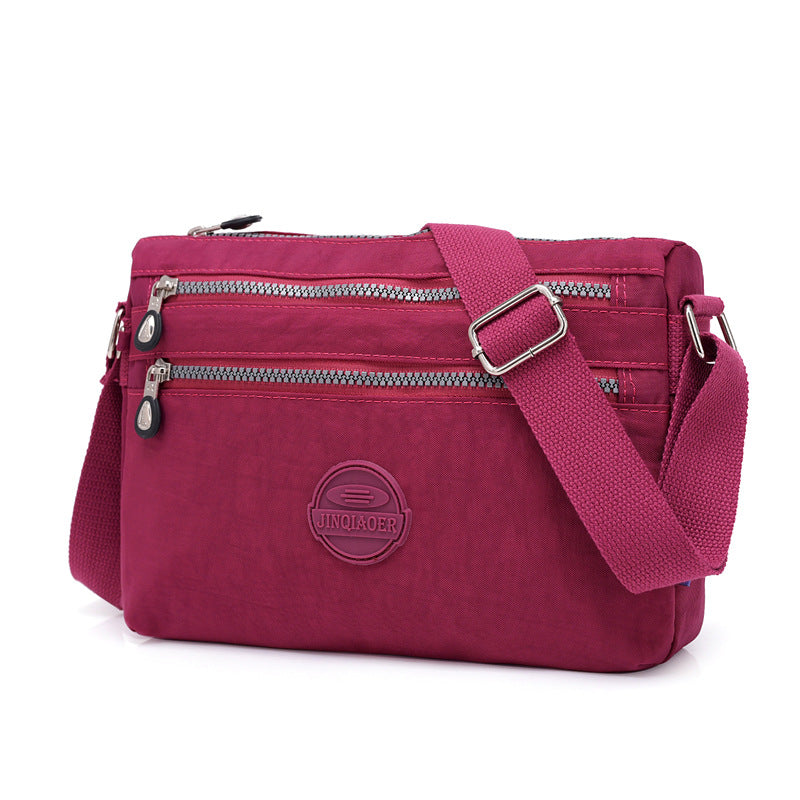 Women's Washed Nylon Lady's Mummy Lightweight Crossbody Bags