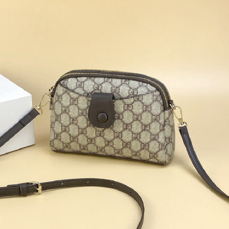 Women's Hand-held Large Capacity Mobile Mother Shell Handbags