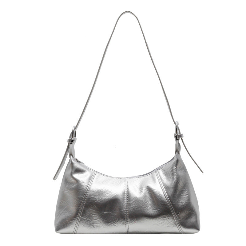Women's Niche Large Capacity Dumpling Korean Retro Bags