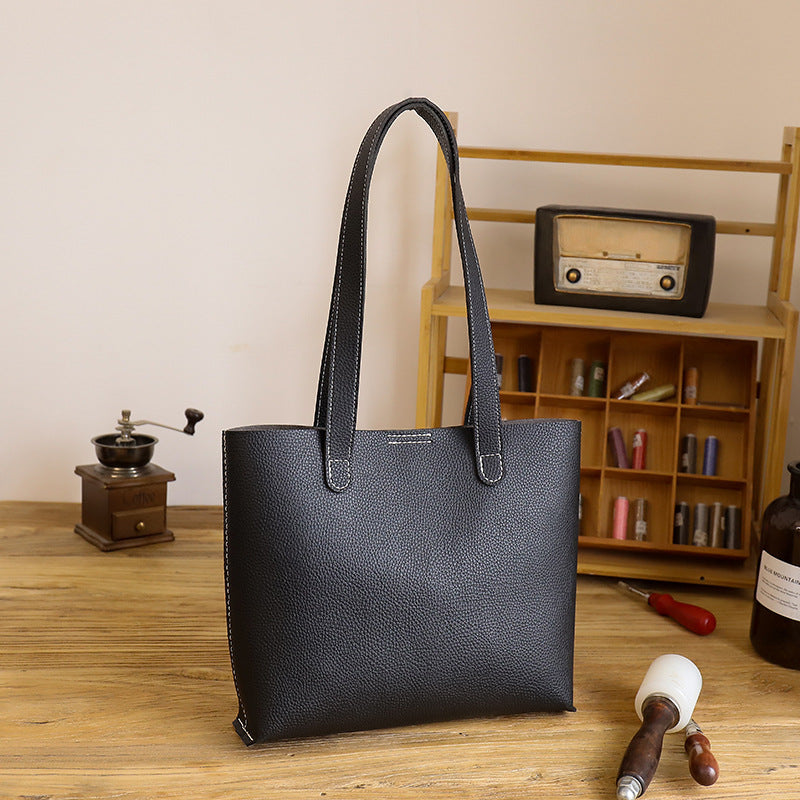 Handmade Material Vegetable Basket Large Capacity Commuter Bags