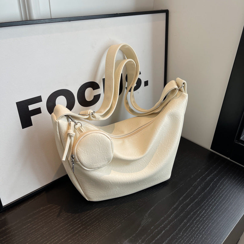 Wind Large Capacity Female High Sense Niche Shoulder Bags