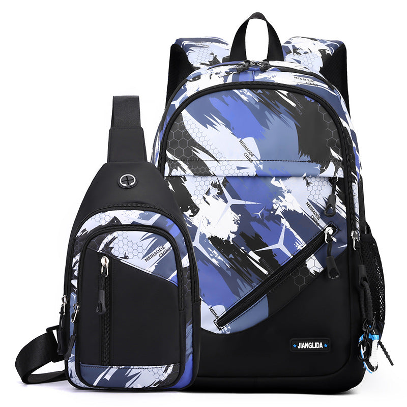 Men's Two-piece Super Light Green Lightweight Junior's Backpacks