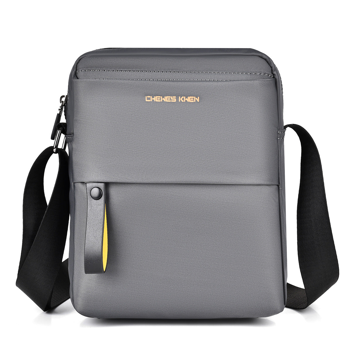 Men's Solid Color Large Capacity Commuter Storage Men's Shoulder Bags