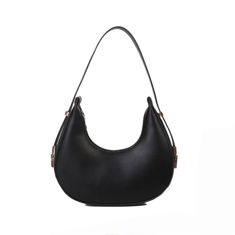 Women's French Moon Saddle Baguette Advanced Texture Armpit Bags