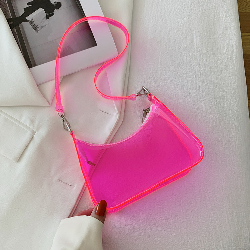Women's Summer Transparent Korean Fashion Underarm Bags