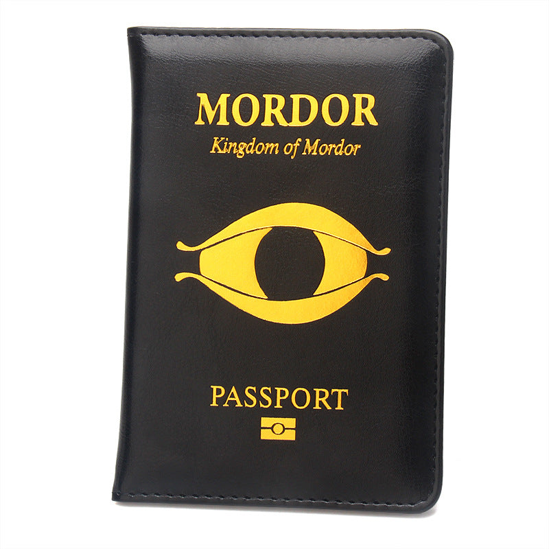 Anime Peripheral Passport Comic Pattern Leather Id Package