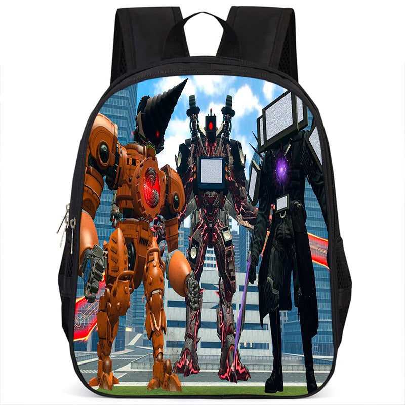 Electric Drill Red Lotus Monitor Inch Backpacks