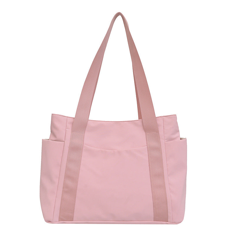 Women's Solid Color Large Capacity Simple Mummy Shoulder Bags