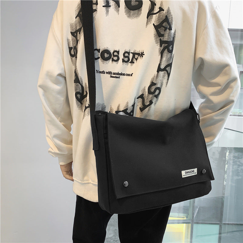 Women's & Men's & Computer Commuter Canvas Book Difference Men's Messenger Bags