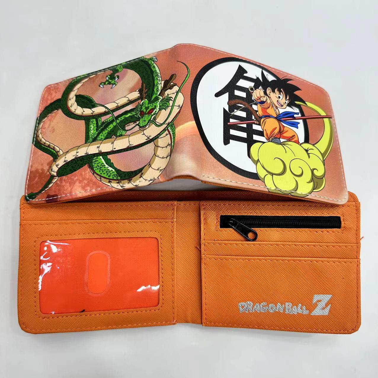 Dragon Ball Short Fold Super Leather Ladies Wallets