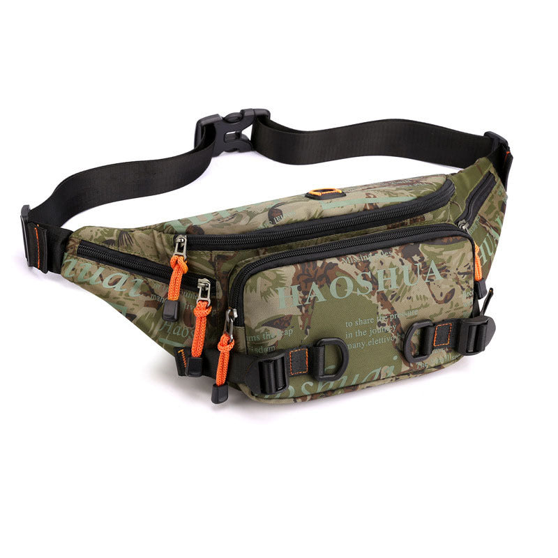 Men's Trendy Fashion Waterproof Nylon Cloth Men's Waist Packs