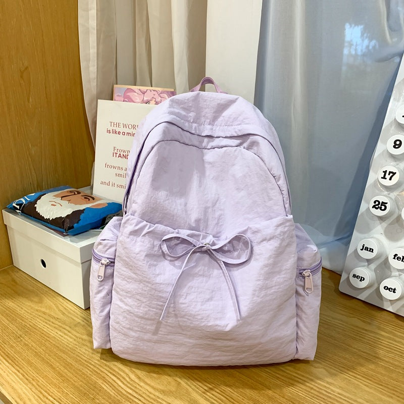 Niche Design Simple Versatile Lightweight Solid Backpacks