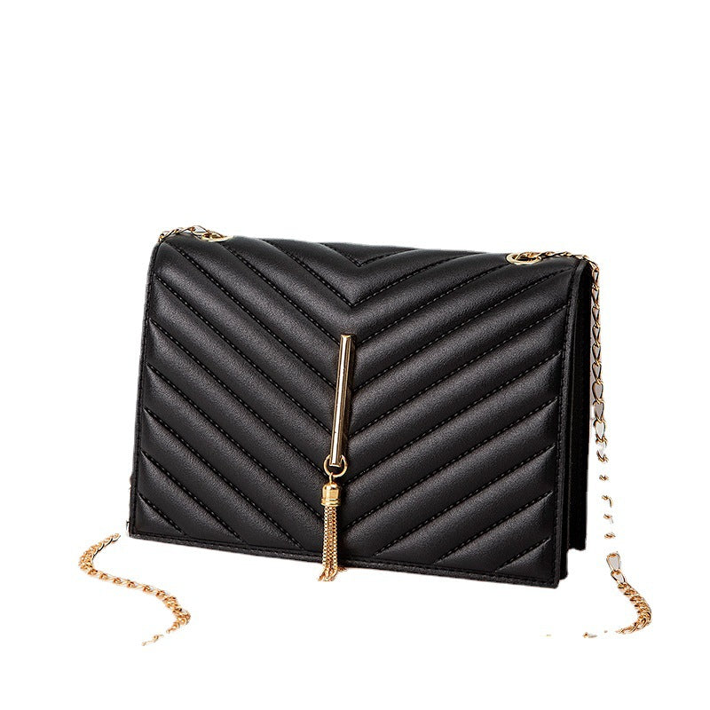 Women's Embroidered Simple Tassel Chain Cheap Crossbody Bags