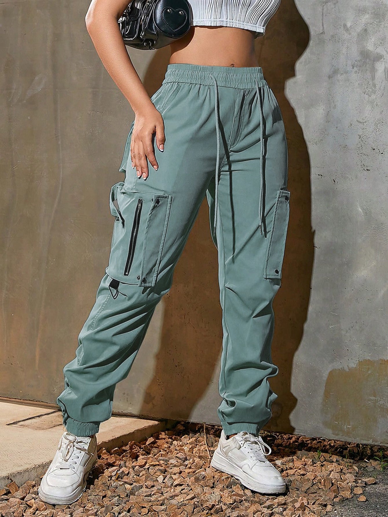 Women's Overalls Summer Beauty Sports Function Tactical Pants