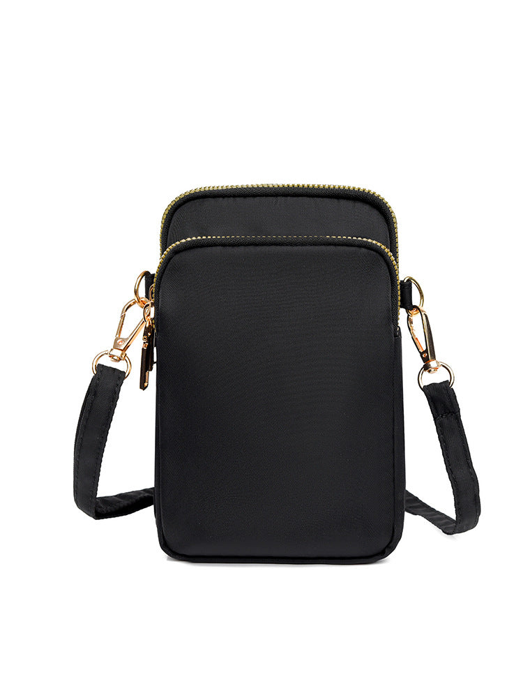 Women's Mobile Mini Canvas Trendy Vertical Zero Phone Bags
