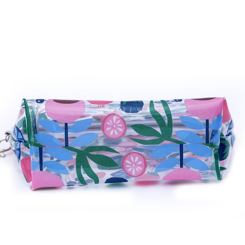 Stylish Copyright Figure Fruit Buggy Transparent Cosmetic Bags
