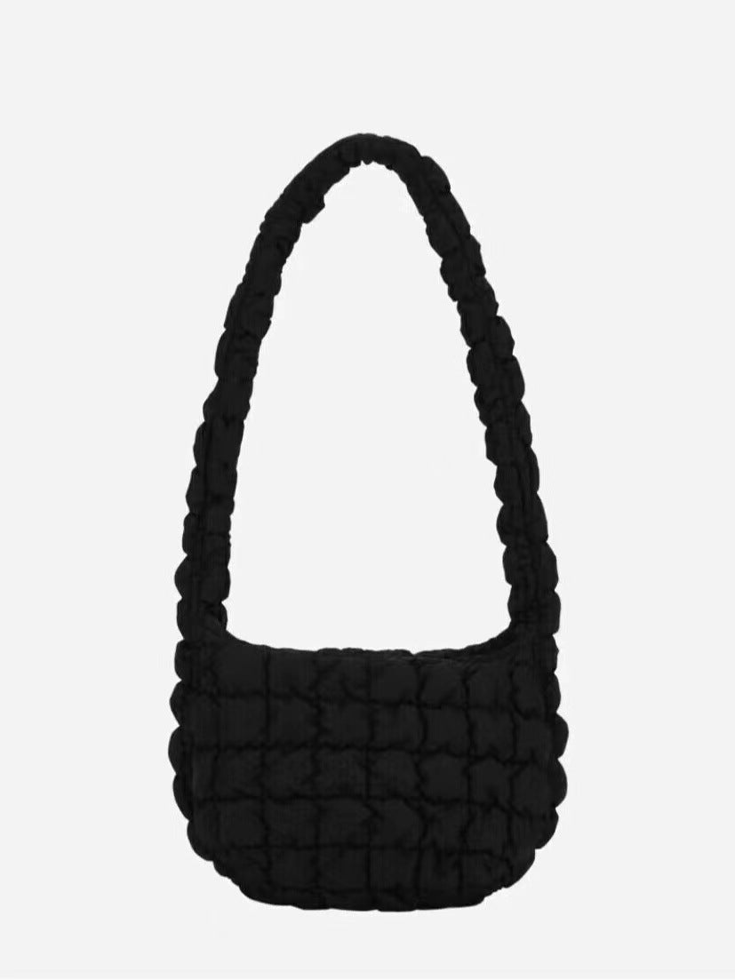 New Creative Cloud Puff Pleated Portable Shoulder Bags