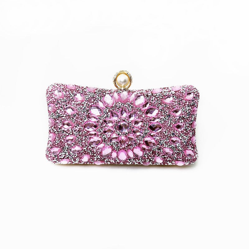 Rhinestone Shiny Dinner Diamond Banquet Clutch Evening Bags