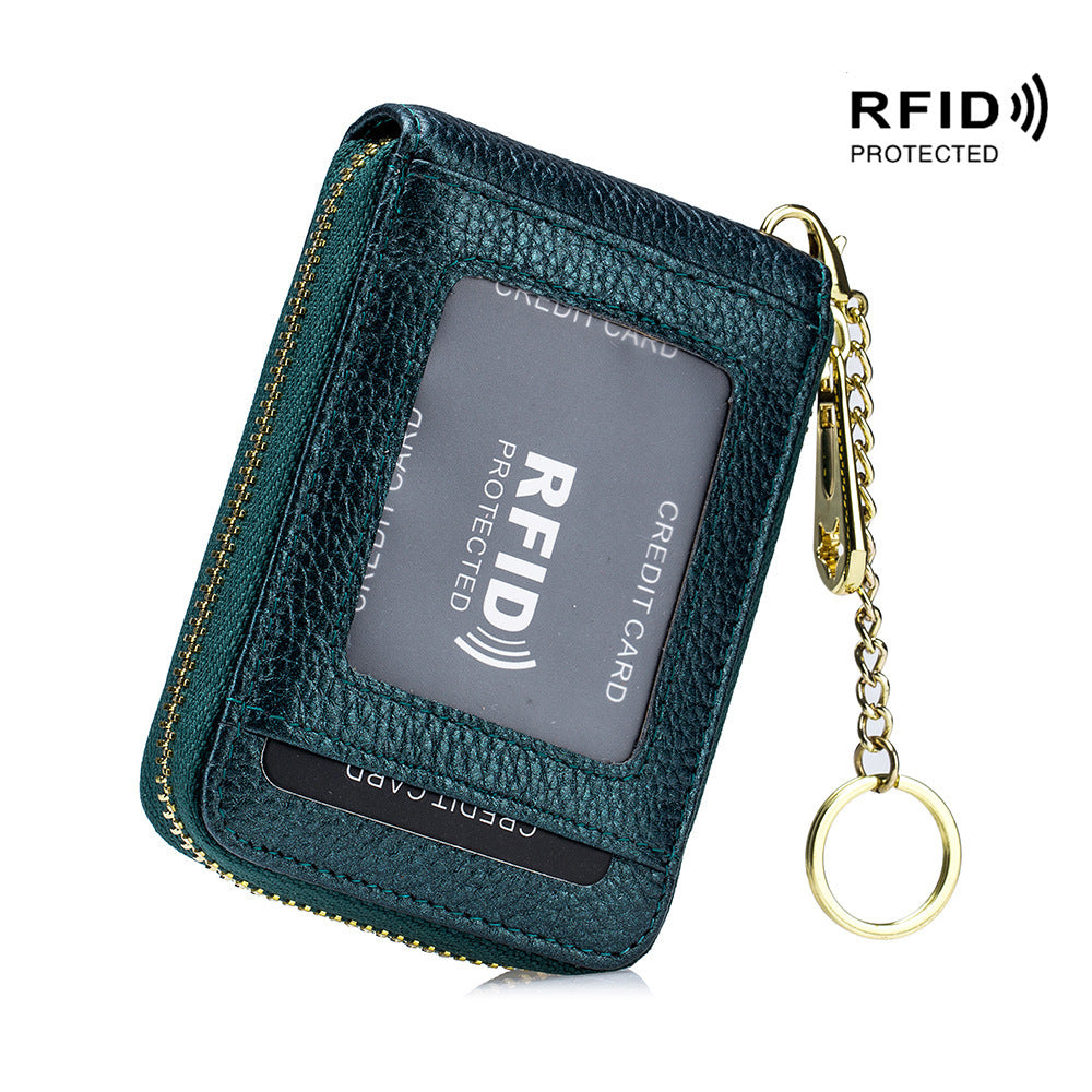 Women's & Men's & Leather Expanding Bank Card Holder