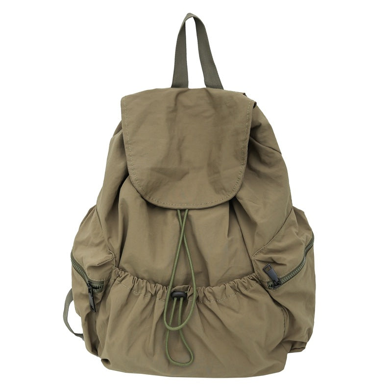 Women's & Men's & Climbing Neutral Korean Nylon Portable Backpacks