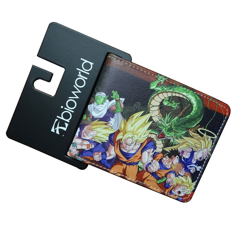 Dragon Ball Short Fold Super Leather Ladies Wallets