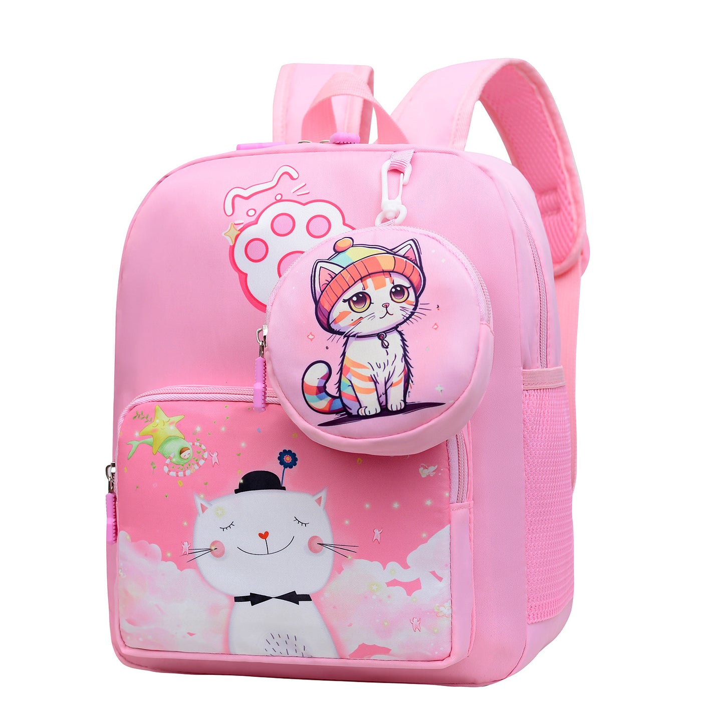 Patrol Cartoon Printing Boys Burden Reduction Large Kindergarten School Bags
