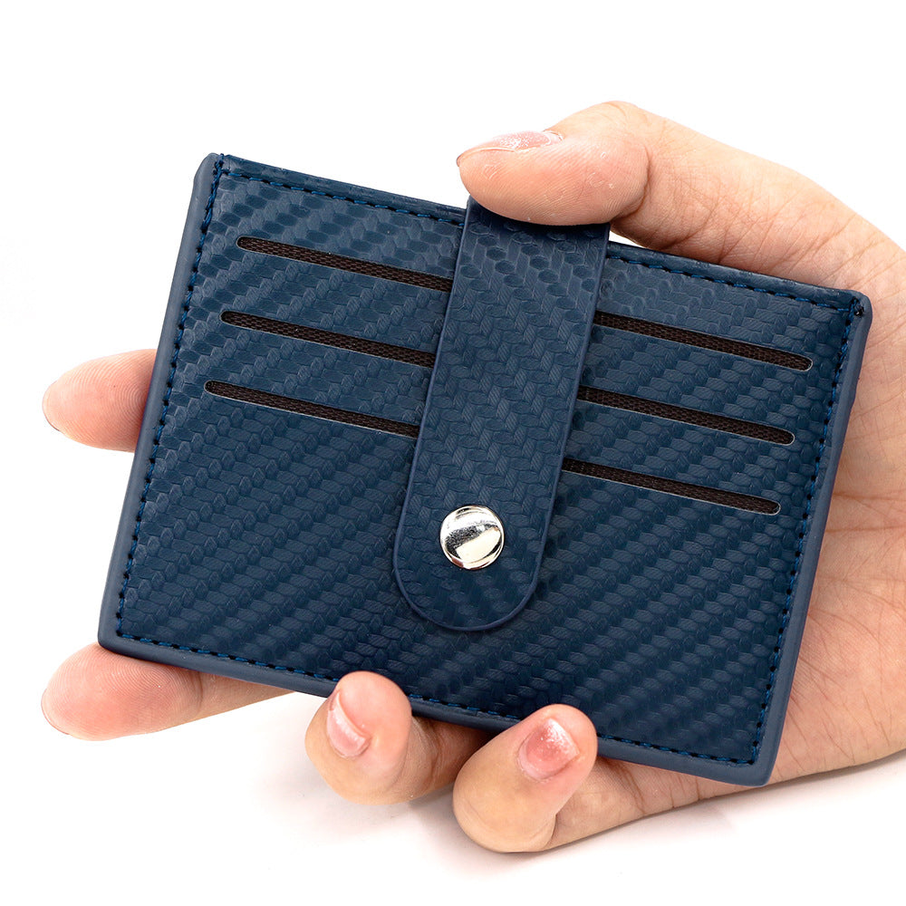 Carbon Fiber Thin Fashion Multiple Slots Card Holder