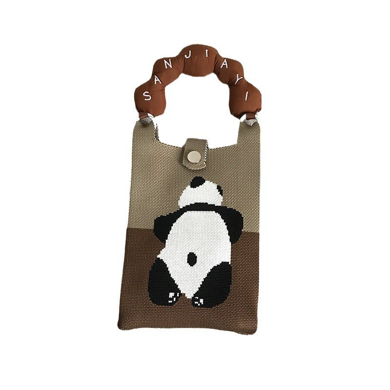 Mobile Mini Knitted Shopping Environmental Protection Phone Bags