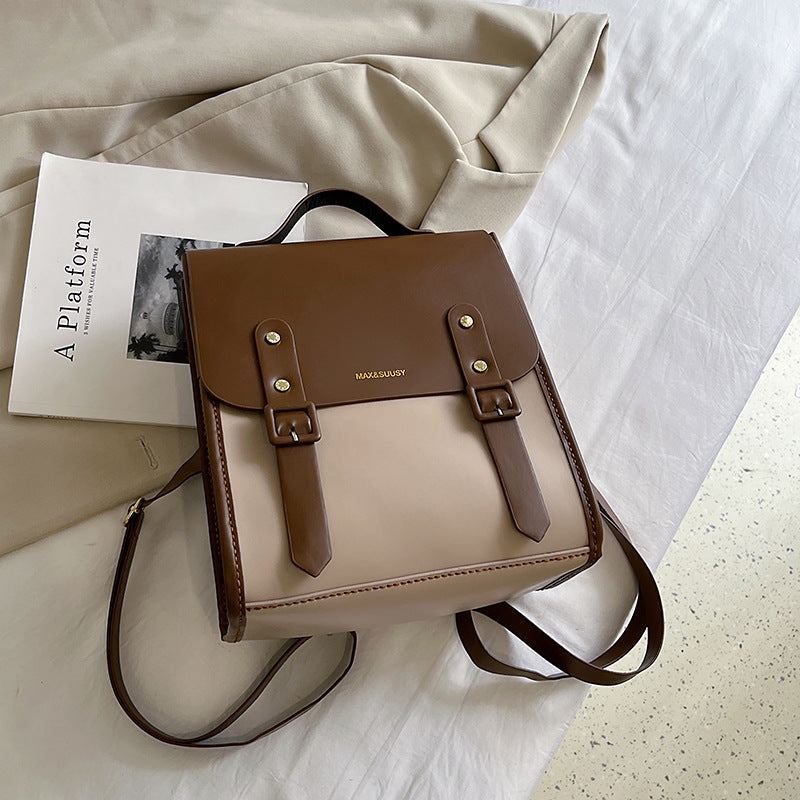 Women's Fashionable Retro Large Capacity Fashion Simple Backpacks