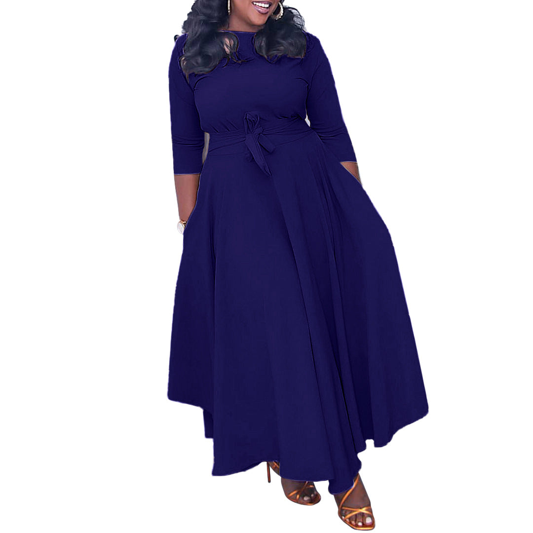 Women's Dress Mid-length Large Swing Elegant Fashion Dresses
