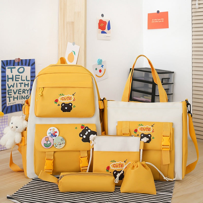 Lightweight Primary Cute Fashion Large Capacity Middle School Students' Schoolbags