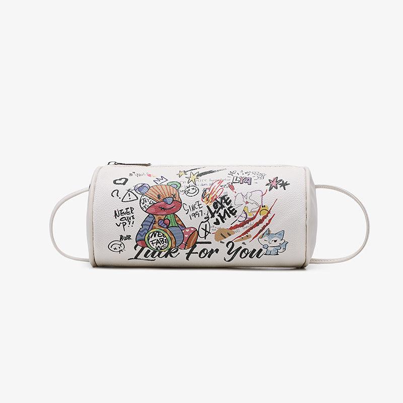 Women's Fashion Bear Iti Round Cartoon Cute Bags