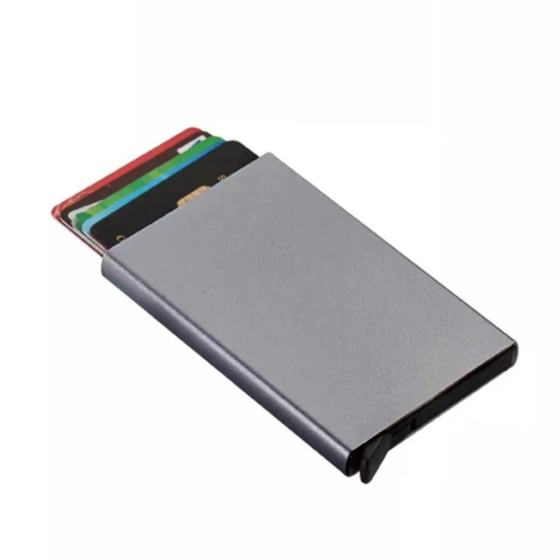 Automatic Pinball Cassette Aluminum Box Credit Card Holder