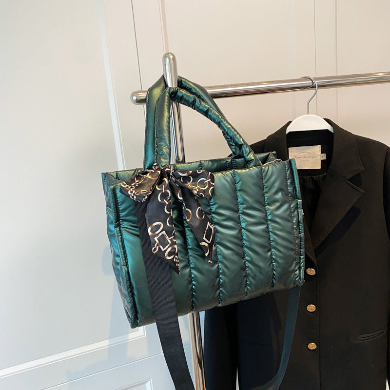 Embroidery Thread Space Cotton Fashion Shiny Crossbody Bags