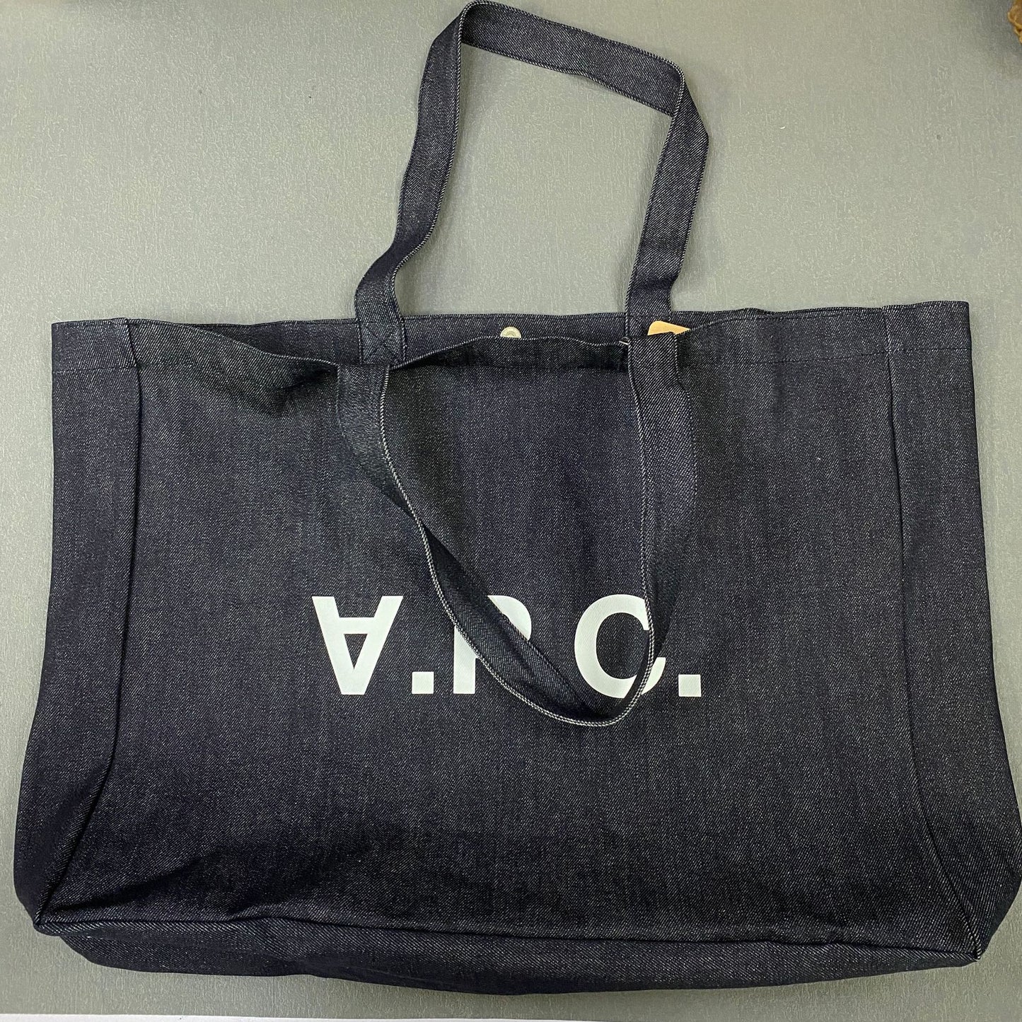 Wind Down Thick Denim Large Capacity Tote Bags