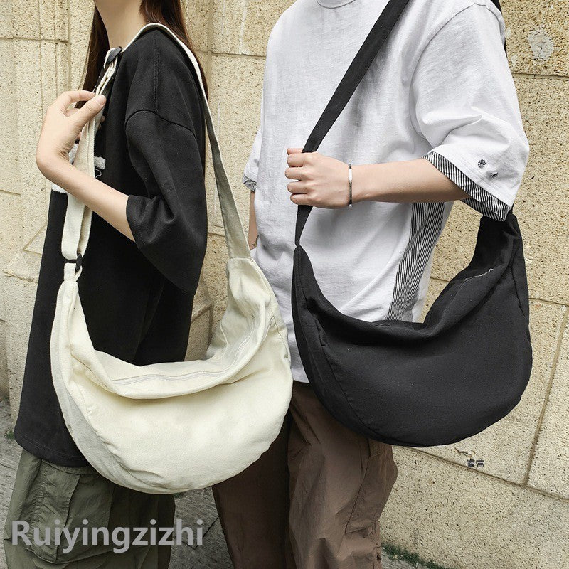 Women's & Men's & Solid Color Dumpling Camp Large Crossbody Bags