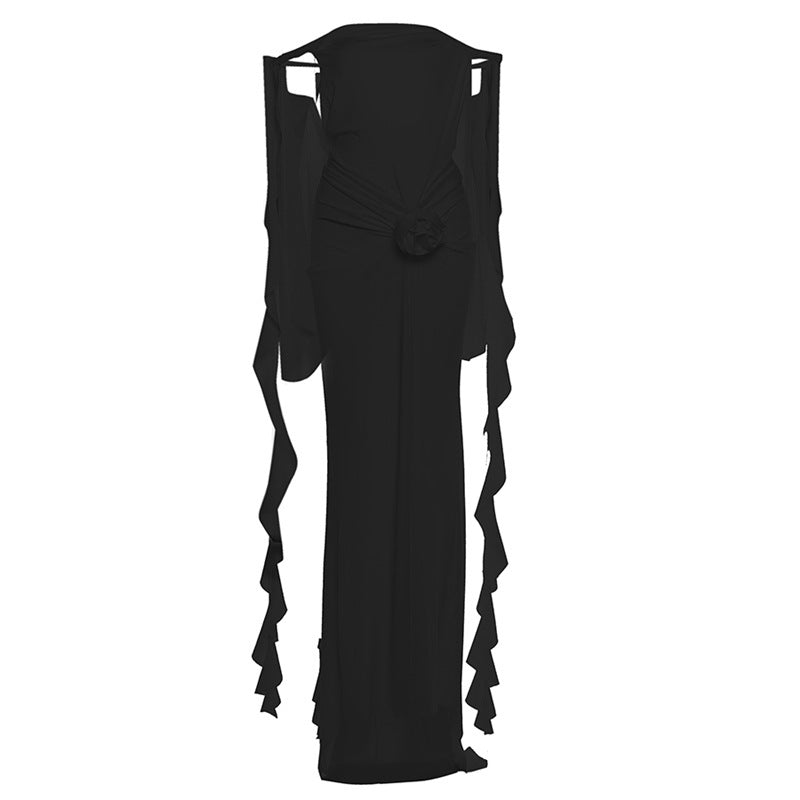 Women's Winter Light Luxury High-grade Pendant Slimming Banquet Dresses