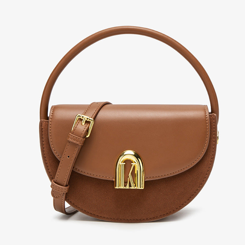 Women's High Sense Simple Matte Stitching Fashion Crossbody Bags