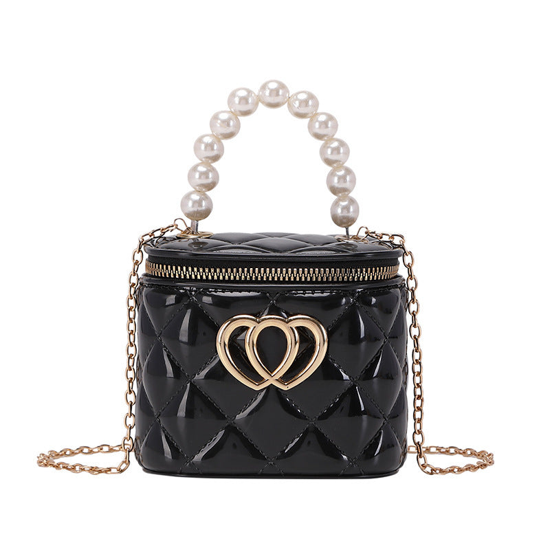 Women's Fashion Mini Rhombus Gel Pairs Of Shoulder Bags