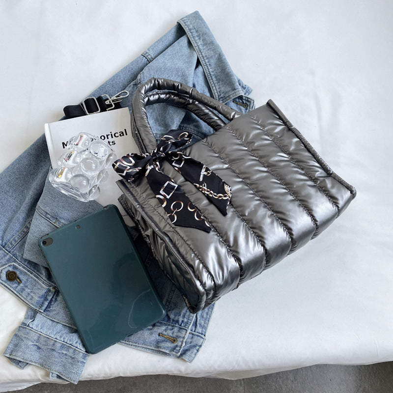 Embroidery Thread Space Cotton Fashion Shiny Crossbody Bags