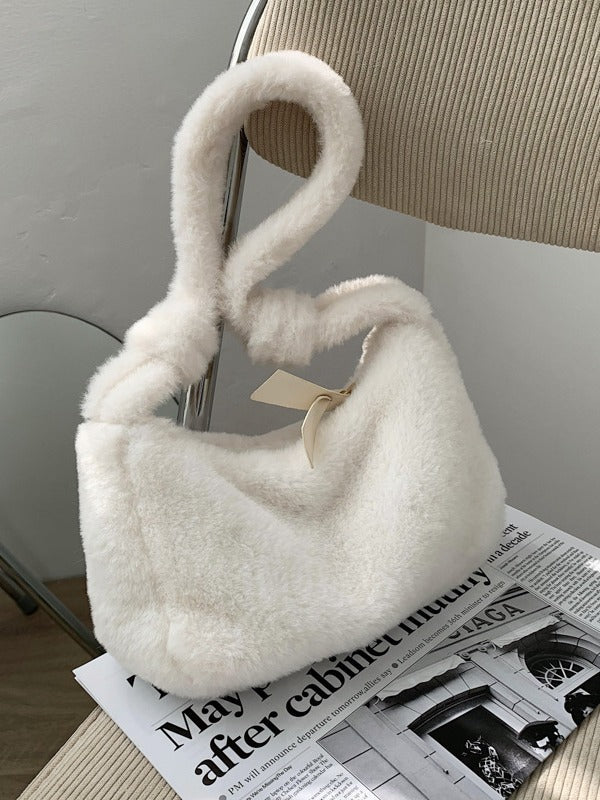 Women's Furry Popular Underarm Tide Winter Western Armpit Bags