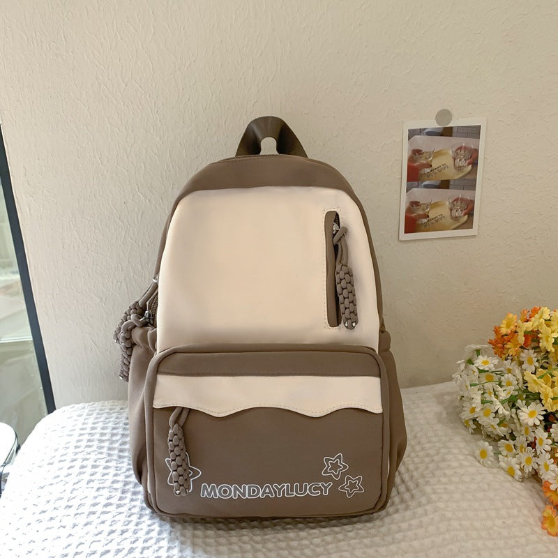 Soft Bubble Show Female College Convenient Backpacks