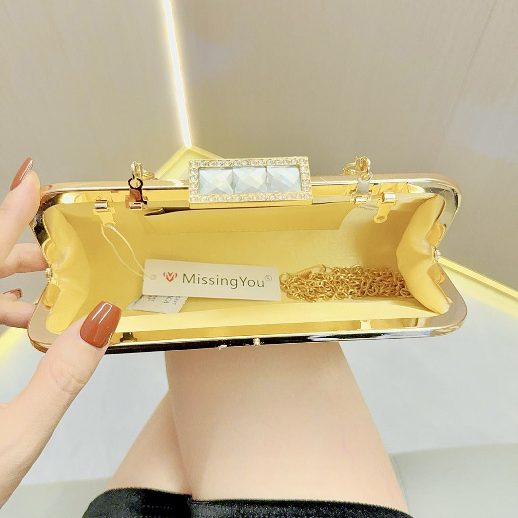 Tassel Rhinestone Dress Banquet Hand Diamond Bags