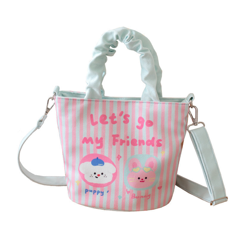 Women's Cute Niche Style Hand Carrying Cloth Crossbody Bags