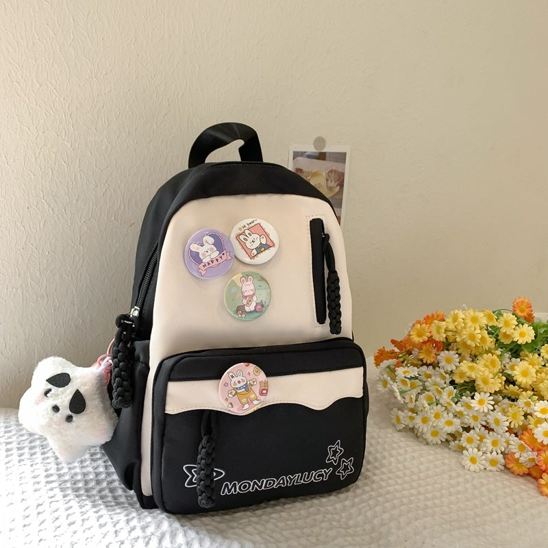 Soft Bubble Show Female College Convenient Backpacks