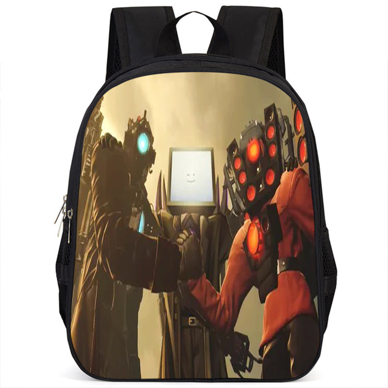 Electric Drill Red Lotus Monitor Inch Backpacks