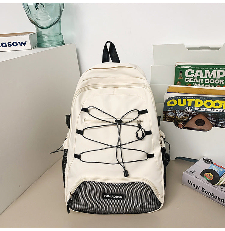 Contrast Color Hiking Retro Lightweight Computer Backpacks