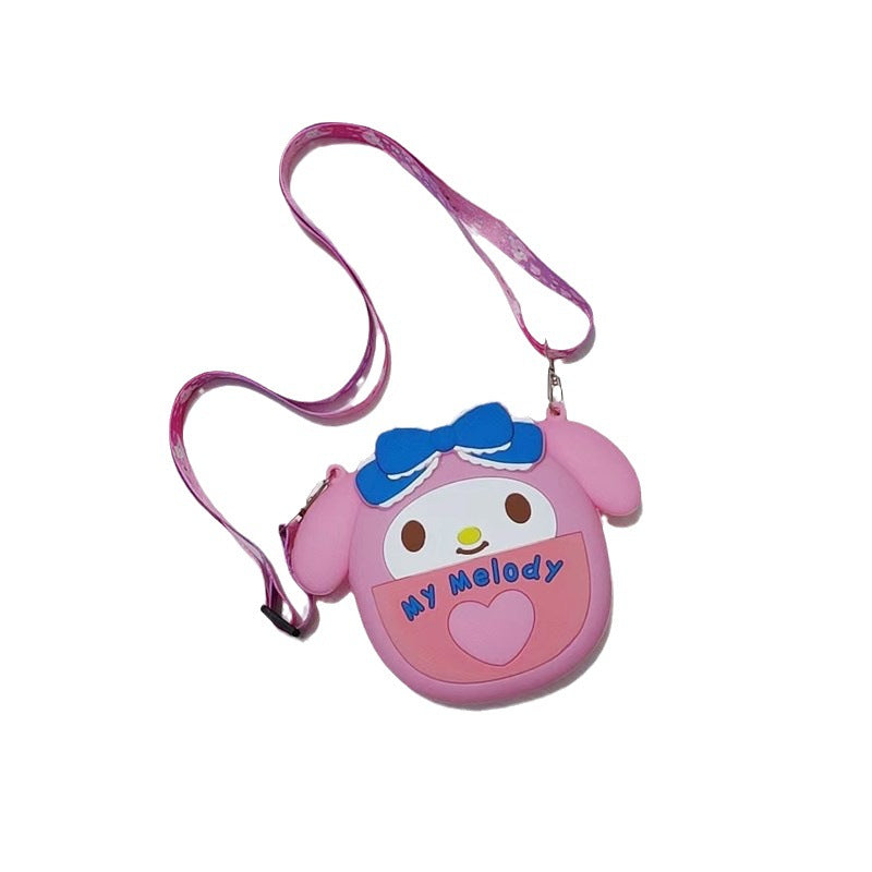 Children's Melody Round Cartoon Cute Silicone Children's Coin Purse